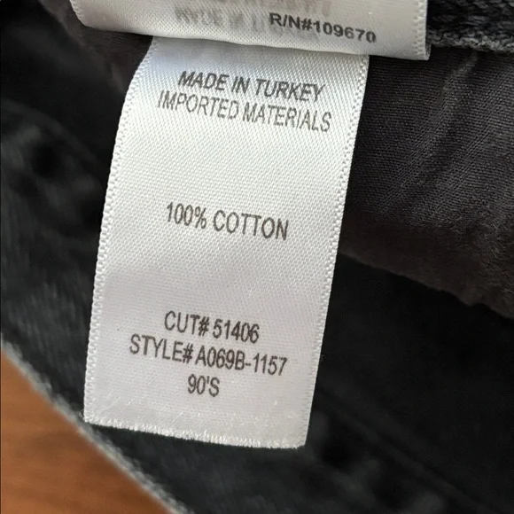 AGOLDE 90’S MID RISE BAGGY STRAIGHT LEG JEANS - Picture 6 of 7